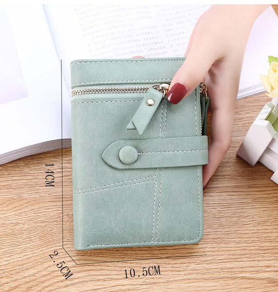 Mother's day Vegan Woman Faux Leather Wallet