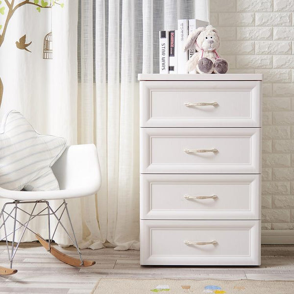 Storage cabinet, drawer type children's wardrobe, baby clothes cabinet,S imitation wooden plastic combination box cabinet
