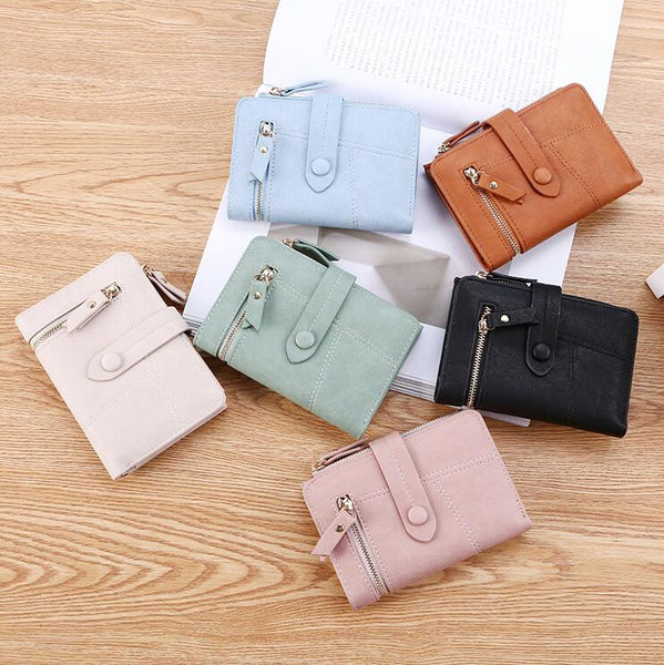 Mother's day Vegan Woman Faux Leather Wallet