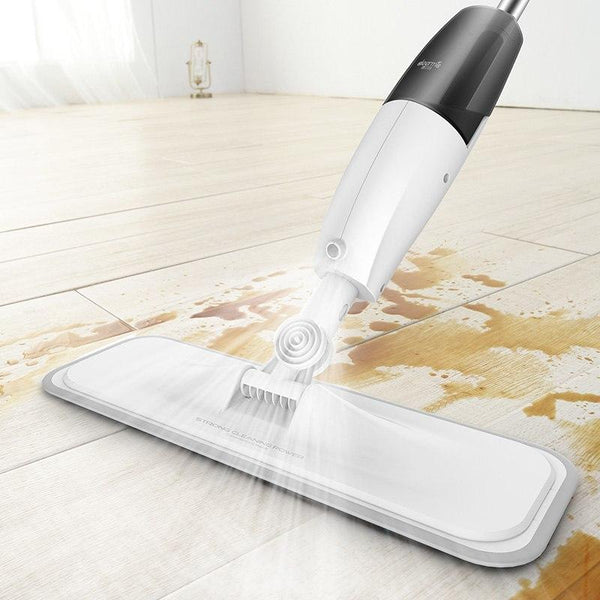 D''origine Xiaomi Deerma Pulvererisation D''eau Balayeuse Mijia Nettoyant Pour Plancher En Fiber De Carbone Vadrouilles 360 Rotation Tige 350 ml R servoir pilation Vadrouille