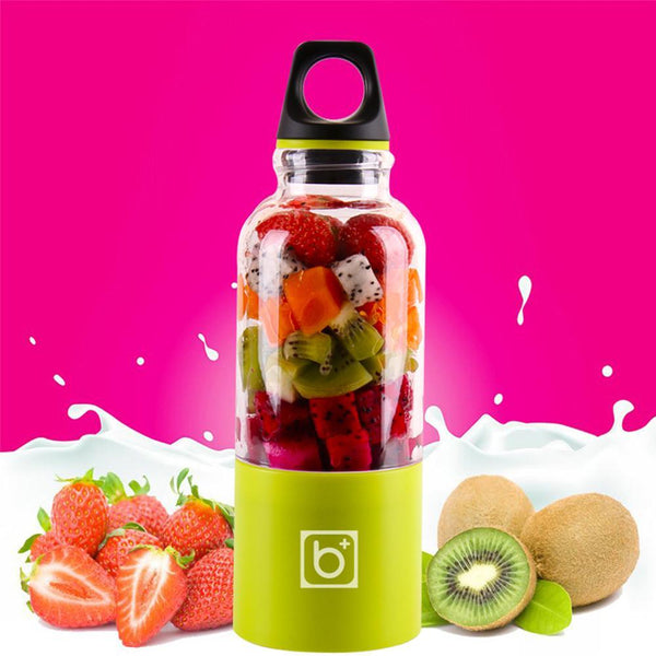 500ml Electric Juicer Cup Portable Outdoor Travel USB Rechargeable Blender Mini Juice Maker Fruit Mixer Squeezer