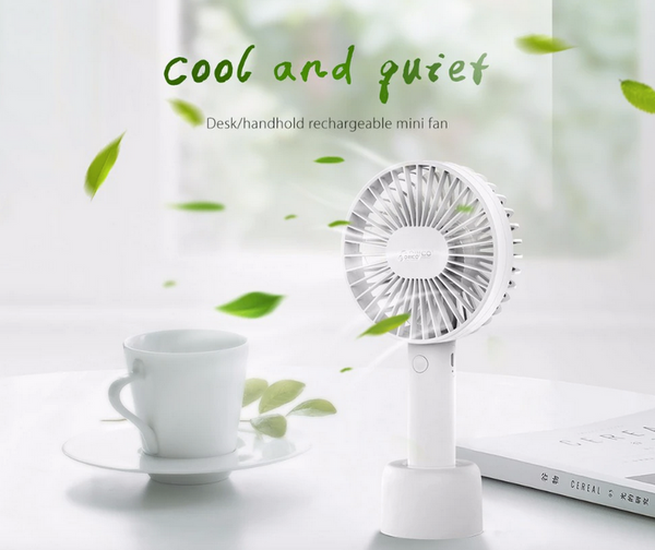 Handheld usb small fan rechargeable portable portable silent office desktop wind