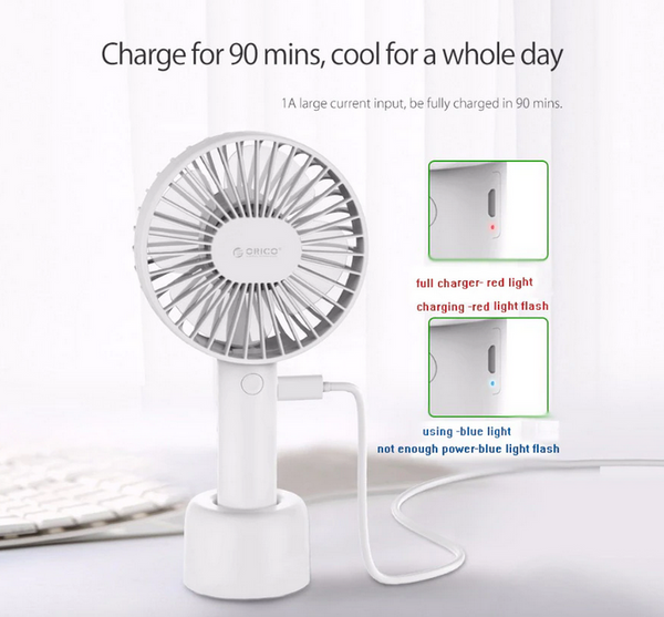 Handheld usb small fan rechargeable portable portable silent office desktop wind