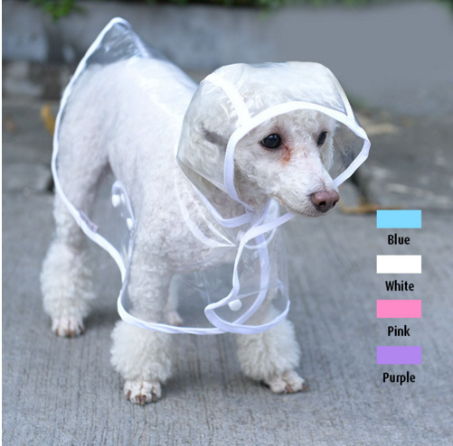 Transparent Pet Raincoat