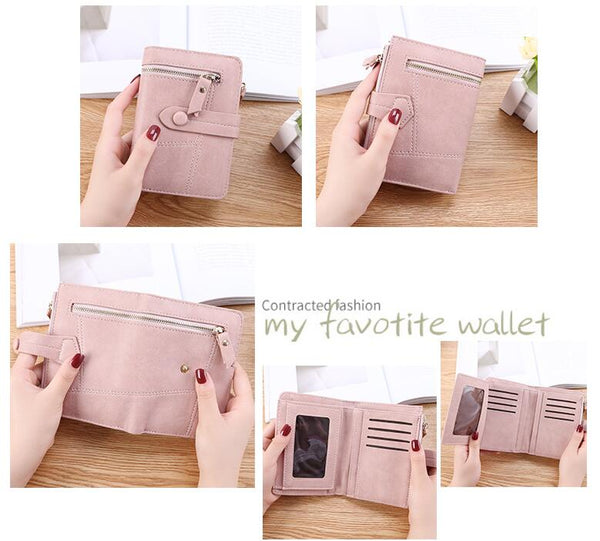 Mother's day Vegan Woman Faux Leather Wallet